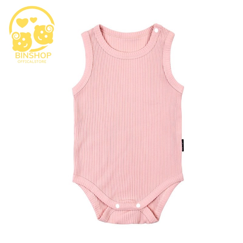 Bộ body chip Sát nách chất Tăm Lạnh siêu mềm mát bodysuit đồ liền thân quần áo sơ sinh cho bé 0-12M