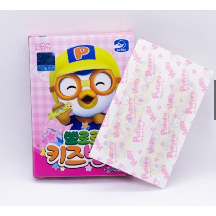 Băng keo cá nhân cho em bé  Pororo Kids Bandage (20 miếng/hộp)