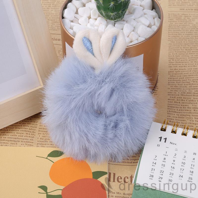 Dây buộc tóc trang trí tai thỏ dễ thương cho nữ