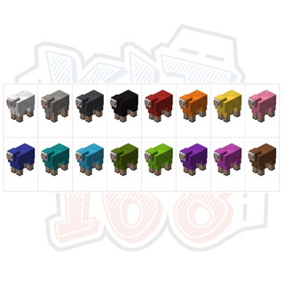 Mô hình giấy Sheep – Minecraft