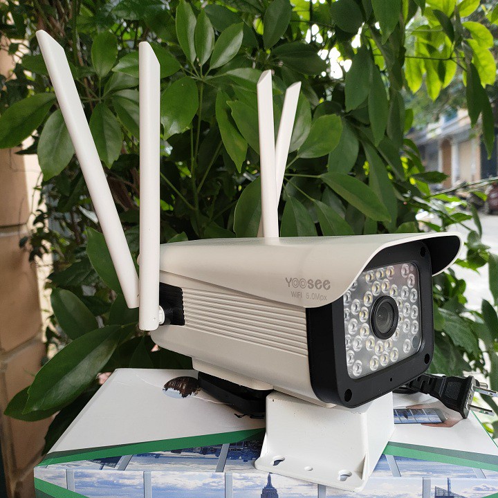 Camera wifi yoosee 4 râu FULL HD 5.0Mpx trang bị 36 led  , đàm thoại 2 chiều, Chuyên dụng ngoài trời BH 5 năm