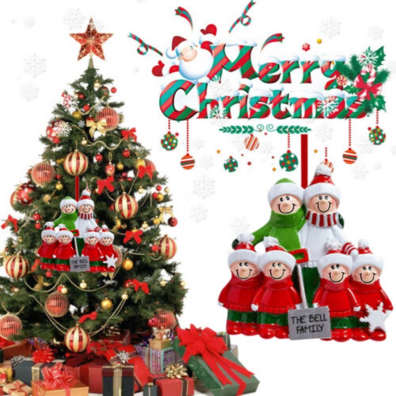 Phụ Kiện Treo Trang Trí Cây Thông Giáng Sinh Hình Nhân Vật Hoạt Hình / Mặt Cười Bằng PVC Sáng Tạo