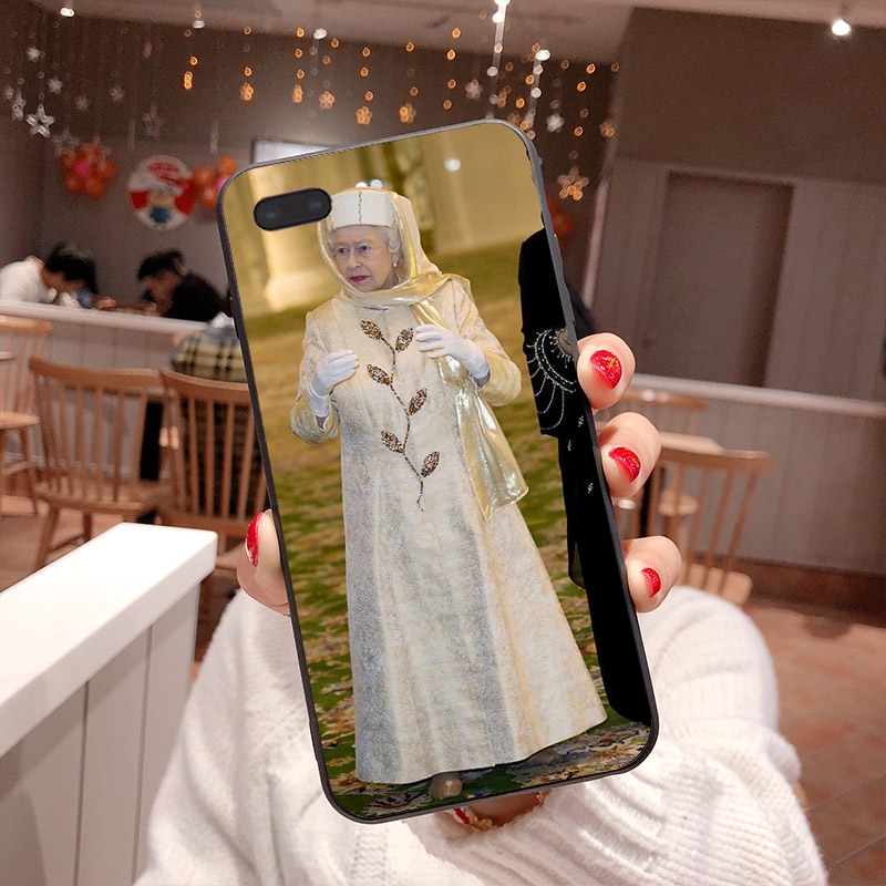 Ốp Lưng In Hình Nữ Hoàng Elizabeth Ii Cho Iphone 5 6 6s 7 8 Plus Xs Max Xr