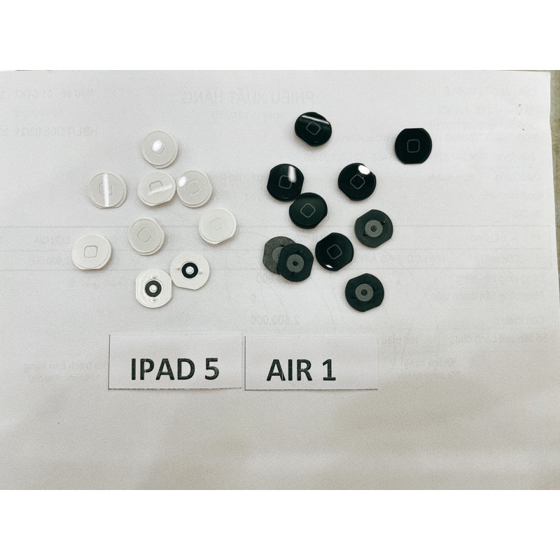 Phím home ipad 5/Air 1 đen/trắng