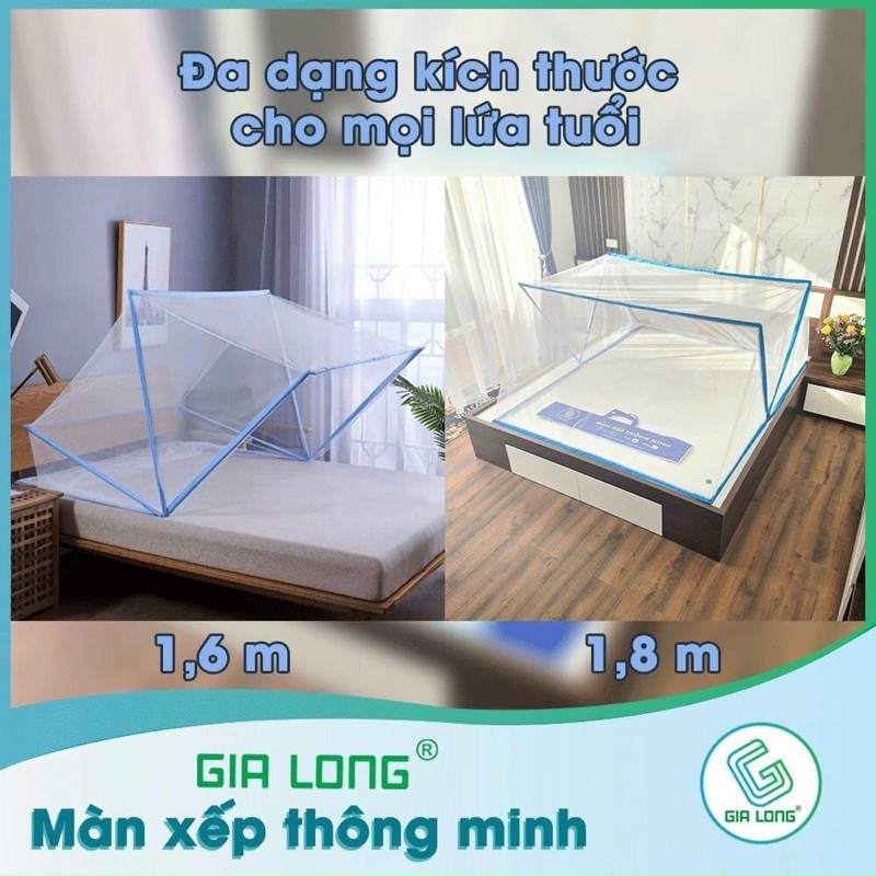 màn chụp thông minh gấp gọn Gia Long cao cấp bảo hành khung 6 tháng