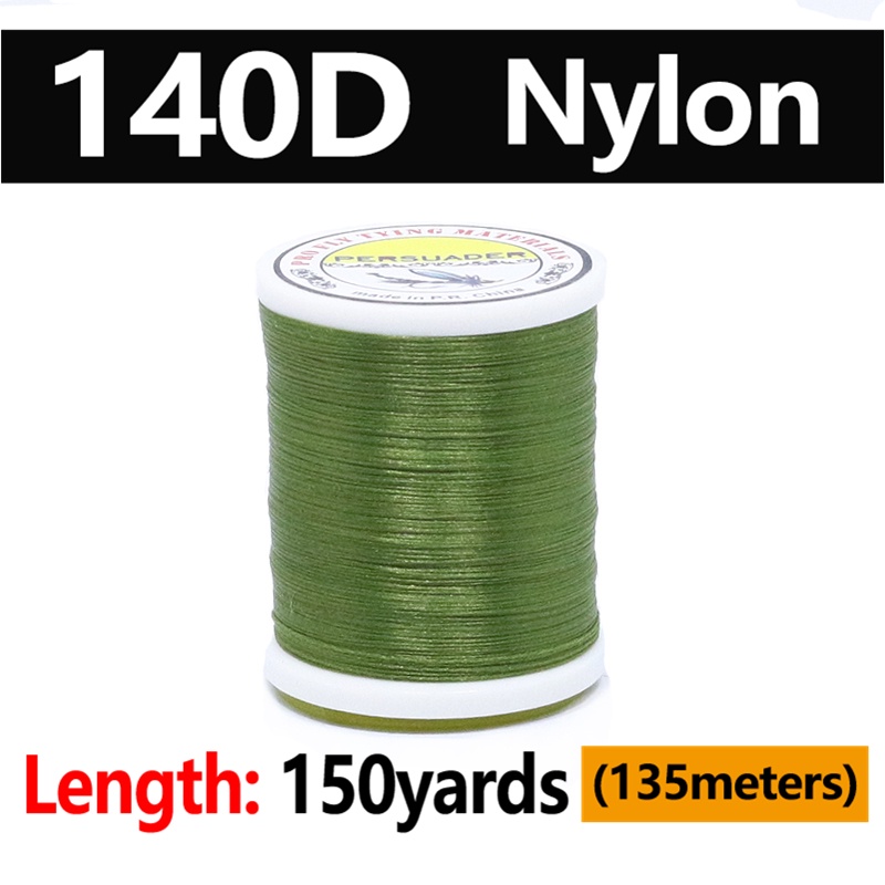Cuộn Dây Nylon 140D 150yds/spool Big Volume 6/0#-16#