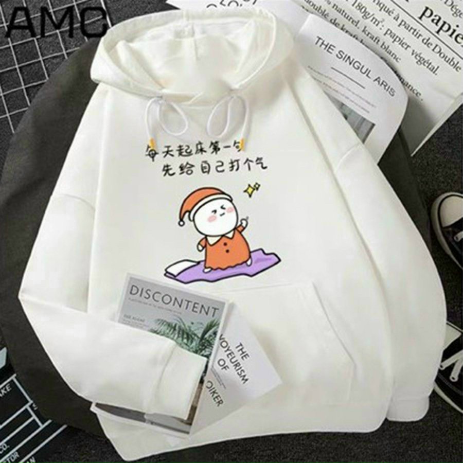 Áo khoác hoodie ÔNG GIÀ NOEL cute Áo chống nắng  dành cho nam nữ có mũ form rộng nỉ ngoại Unisex Ulzzang-LifeUnisex