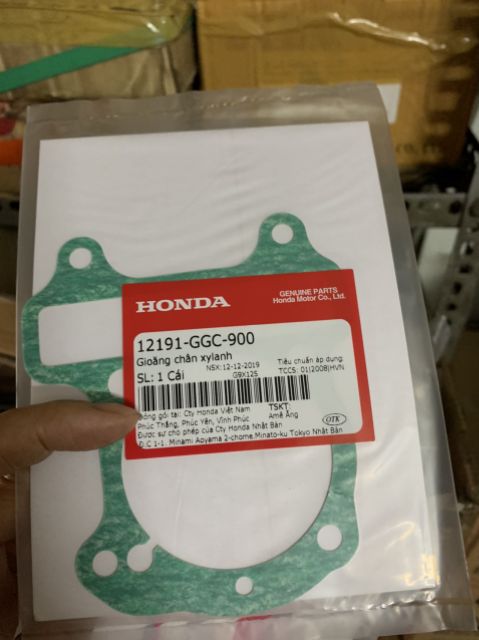 Ron quy lát + ron chân lòng Spacy 100 zin hãng HONDA