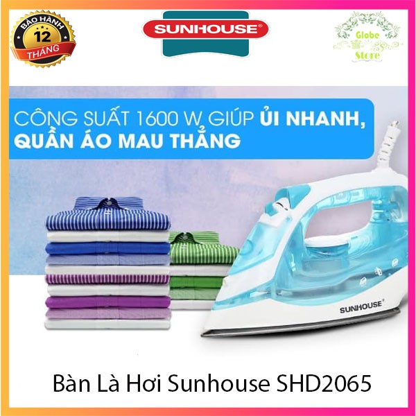 [SALE] Bàn Là, Bàn Ủi Hơi Nước Tiện Lợi Sunhouse SHD2065