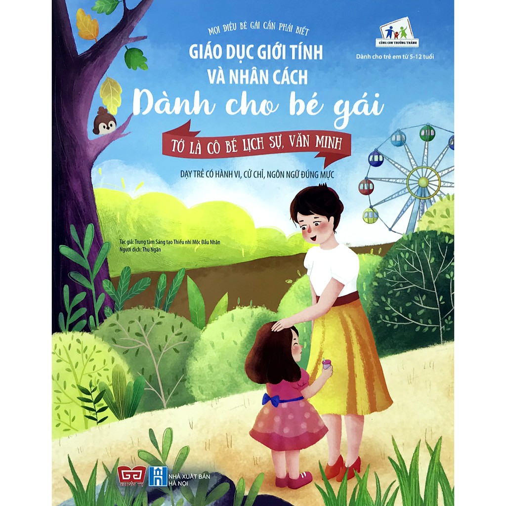 Sách Giáo dục giới tính và nhân cách dành cho bé gái (combo 4 cuốn)