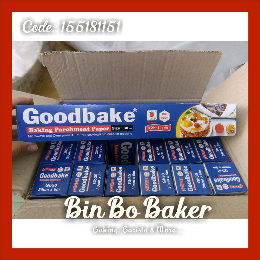 Giấy nến nướng bánh GOODBAKE GB30 - 30cmx5m - 01 cuộn