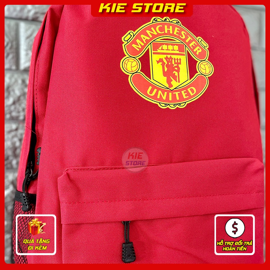 Balo thể thao CLB bóng đá Manchester United / Balo MU 3 ngăn đựng được Laptop màu đỏ, đen siêu đẹp_Kie Store - Shop MU