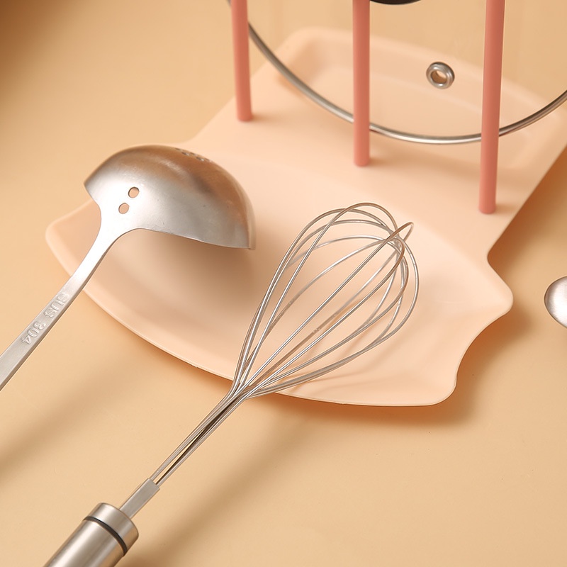 Giá Đỡ Nắp Nồi/Muỗng/ Dĩa Đa Năng Bằng Nhựa Cho Nhà Bếp