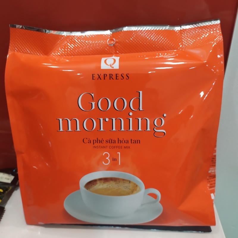 1 gói cà phê sữa hòa tan goodmorning cà phê Trần Quang 20g