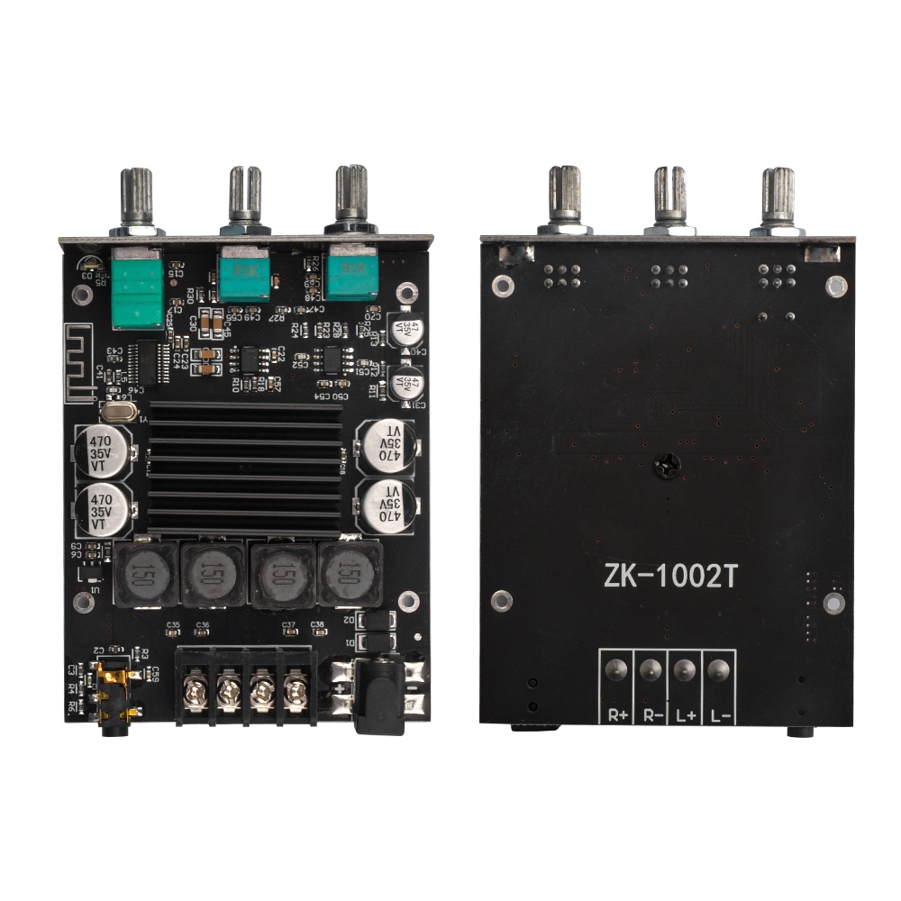 Bảng mạch khuếch đại điều chỉnh âm thanh DIYMORE tăng Bass ZK-1002T bluetooth 5.0 100WX2