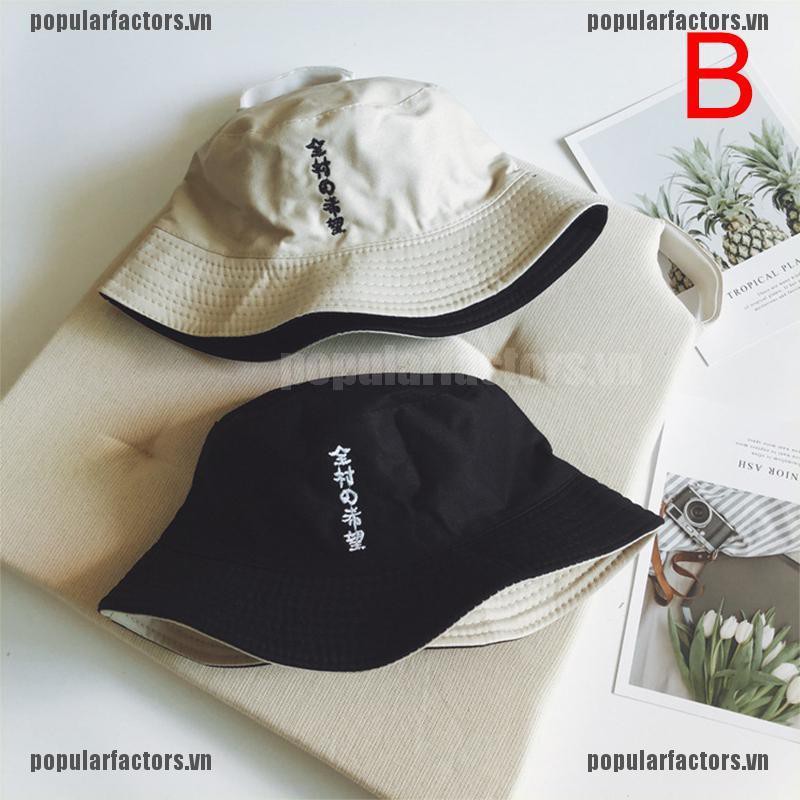 Nón Vành cotton Hai Mặt Thời Trang Dành Cho Nam Và Nữ