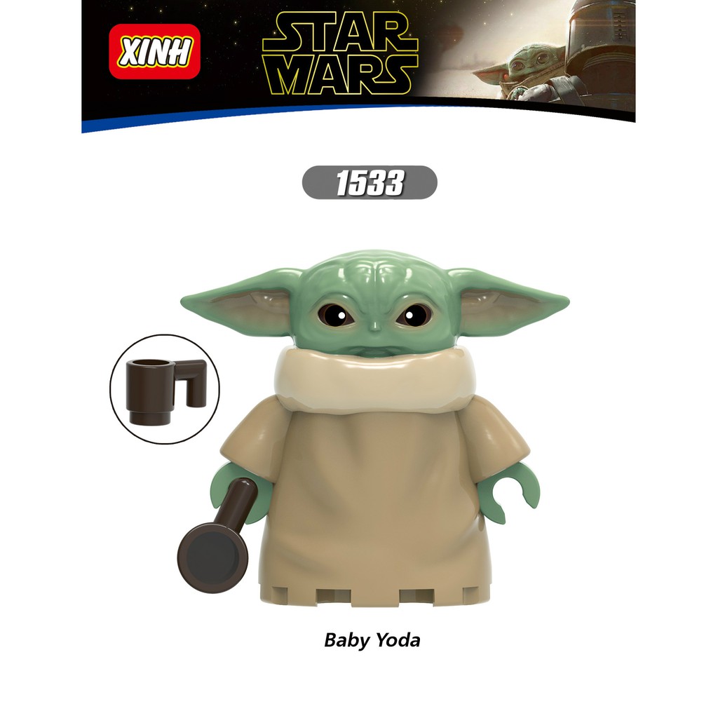 Minifigures Star Wars Nhân Vật Baby Yoda X1533 - Lắp Ráp Đồ Chơi Xinh Cuộc Chiến Giữa Các Vì Sao Phần 9