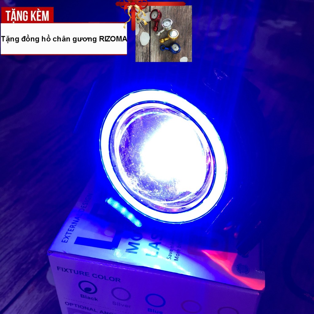 Đèn trợ sáng U7 có lồng full phụ kiện dạng LED 2 viền màu sắc siêu sáng siêu chất - Tặng đồng hồ chân gương