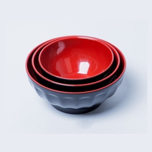 Tô sen size 16.3cm TO SE17 nhựa melamine đỏ đen