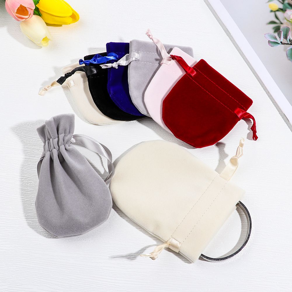 Túi dây rút đựng trang sức nhiều màu thời trang tùy chọn