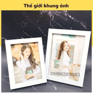 Khung ảnh để bàn ,treo tường nhiều màu sắc vừa cỡ ảnh 13*18