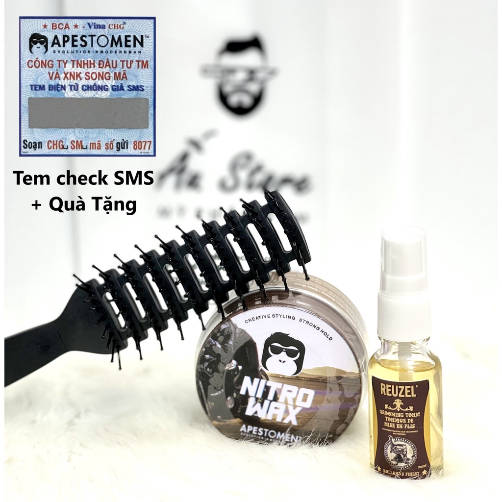 Sáp vuốt tóc Nitro Wax (Tem SMS) + Quà Tặng Cao Cấp