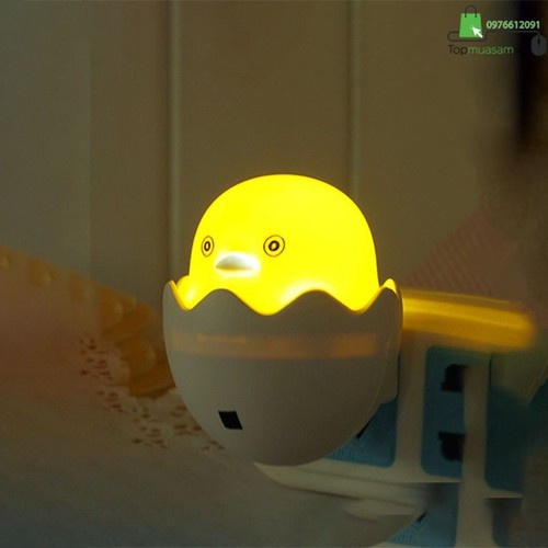 Đèn ngủ gà con cảm ứng dễ thương cho bé | BigBuy360 - bigbuy360.vn