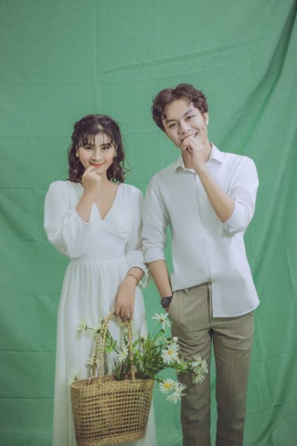 Đầm maxi trắng tay dài bản eo sang trọng - Kèm video | BigBuy360 - bigbuy360.vn