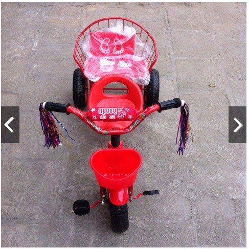 Xe đạp đôi 3 bánh cho bé (xe lôi, xích lô kéo 2 ghế)
