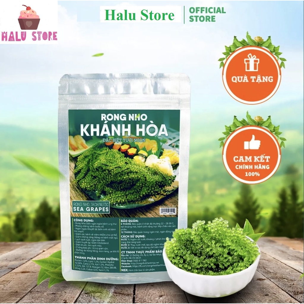 [SIÊU HOT] Rong Nho Tách Nước Khánh Hoà - Công Nghệ Tách Nước Tiêu Chuẩn Nhật Bản