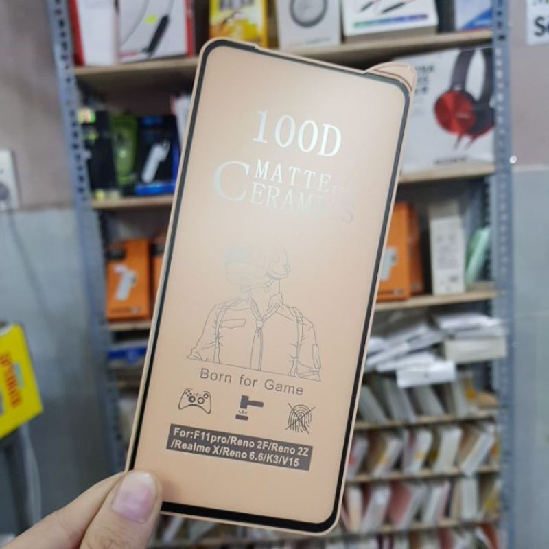 Oppo F11 Pro _Kính cường lực dẻo nhám chống vân tay cao cấp
