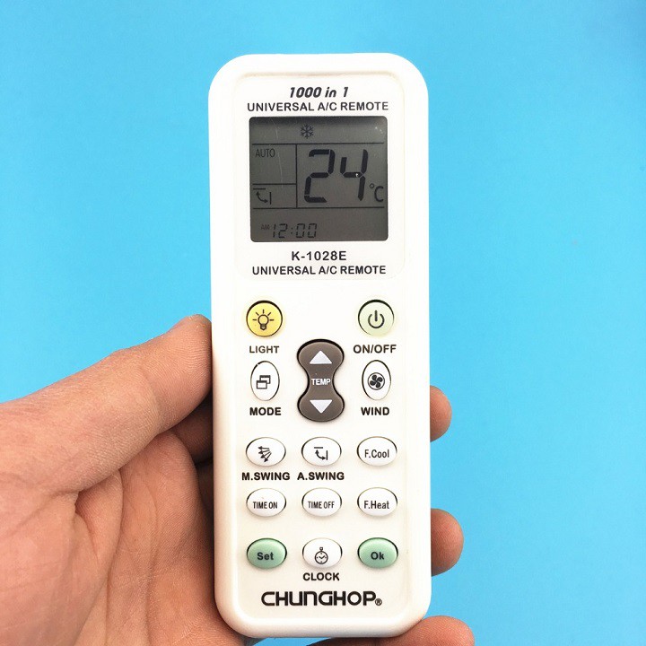 Remote máy lạnh đa năng Chunghop K-1028E