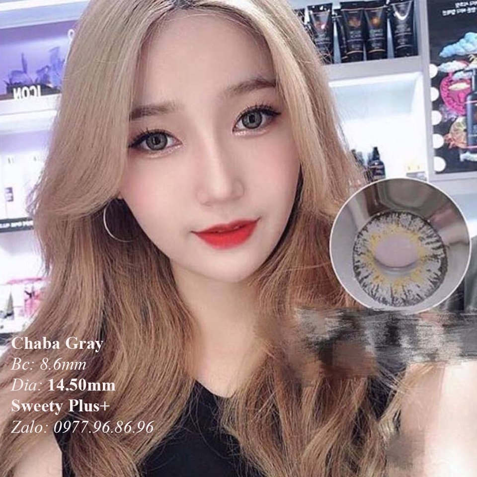 {Cận - 3.00} -Lens, Kính áp tròng Cận màu Thời trang(Giá 1 Cặp)