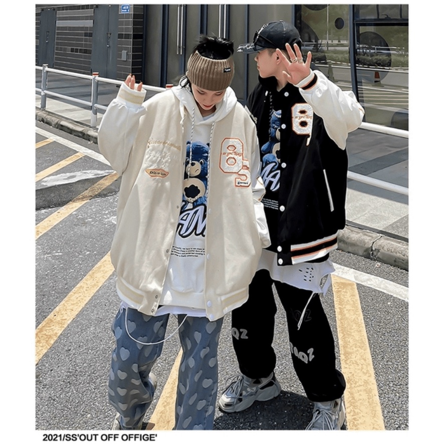 (HCM) ÁO KHOÁC DÙ BOMBER NAM NỮ UNISEX FORM RỘNG THỜI TRANG TRẺ TRUNG HOT HIT CHO CÁC BẠN TRẺ KME FASHION