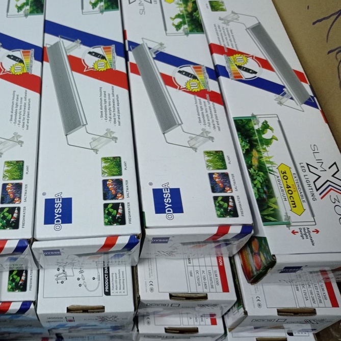 Đèn led ODYSSEA SLIM X 300 350 450 ánh sáng 10000k cho hồ cá 30-55 cm