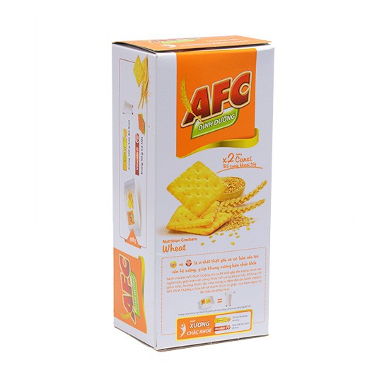 Bánh cracker AFC hộp 100g ( lúa mì / rau củ)