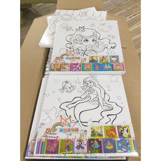 Combo 10 tranh vải tô màuhay thường gọi tranh cavas cùng loại với tranh tô màu số hóa, kèm phụ kiện như hình,hình thật