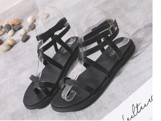 Giày sandal chiến binh đế bằng