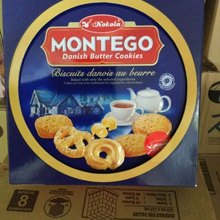 Bánh Quy Motego Danish butter Kokola hộp thiếc 908g