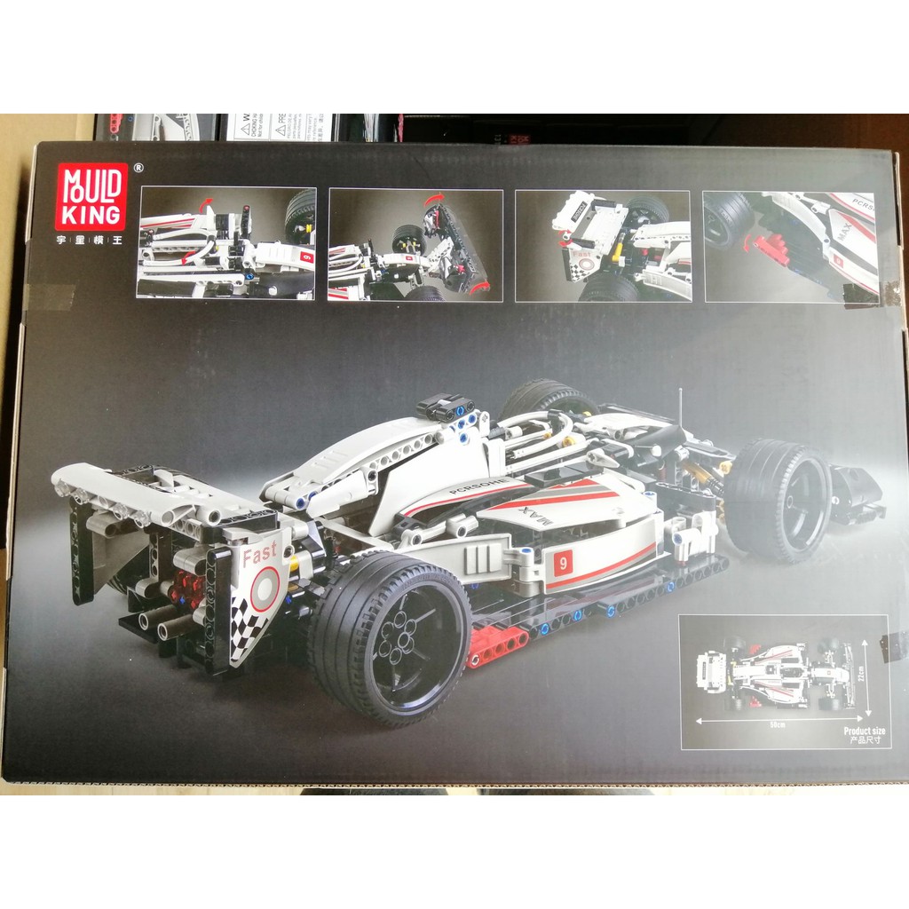 Mẫu Lắp Ráp Techinc Siêu xe Ferrari F1 Mould king 13117