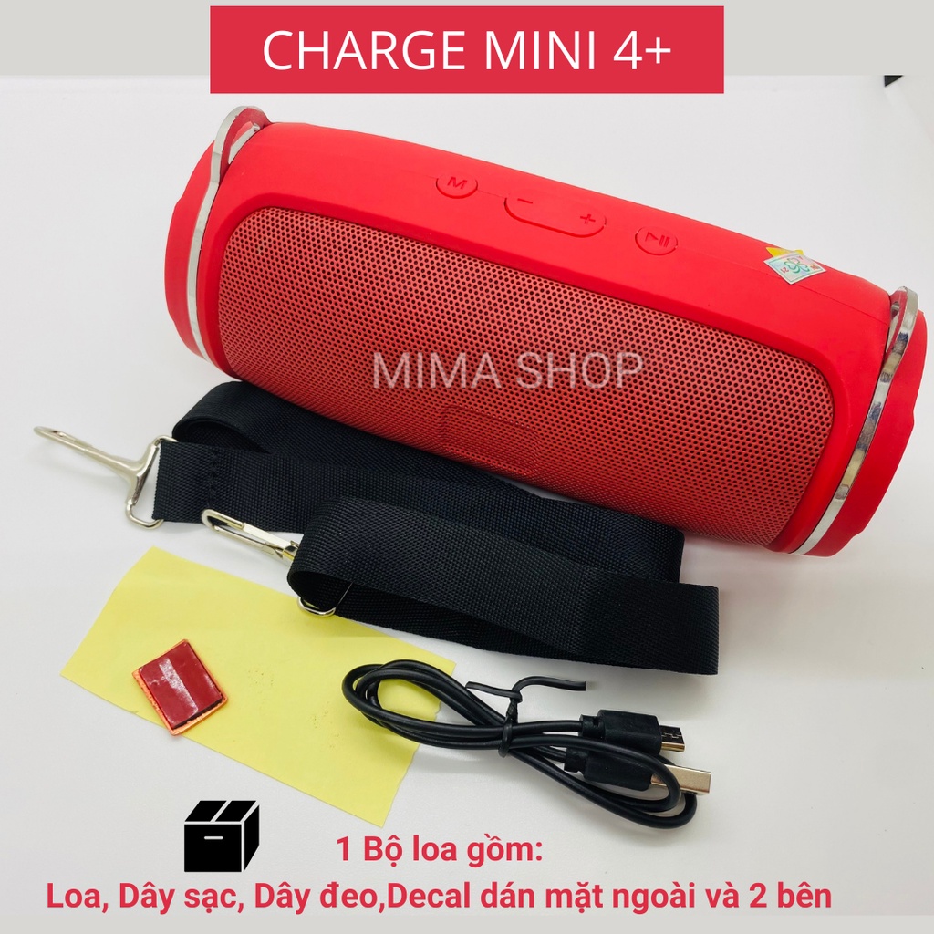 Loa bluetooth nghe nhạc charge mini 3+/charge mini 4+ Có bass, nghe hay và pin trâu - BH 1 đổi 1