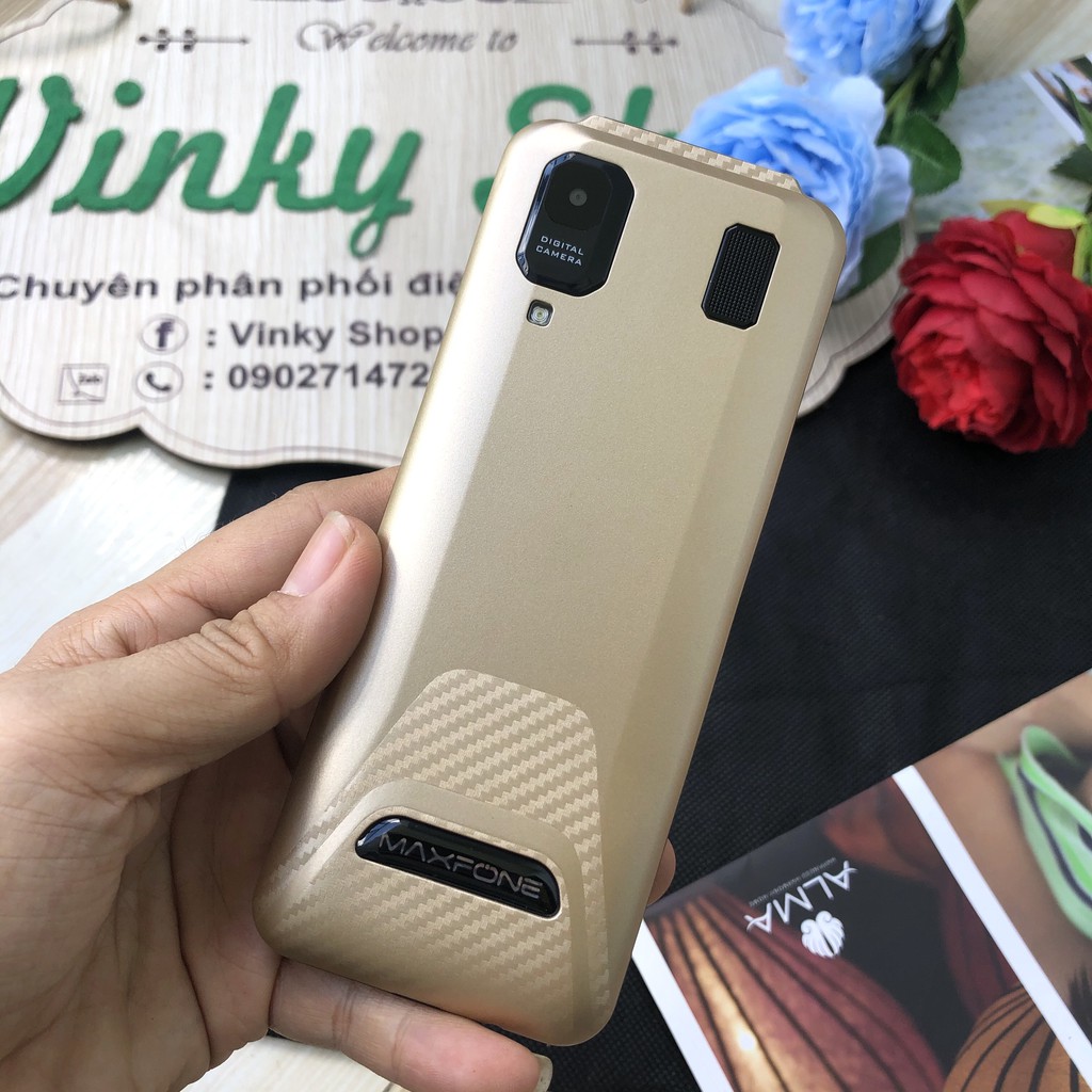 ĐIỆN THOẠI 4 SIM MAXFONE V13 FULLBOX KIỂU DÁNG N7000 FULLBOX