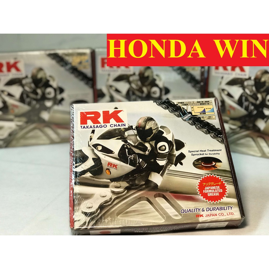 Nhông Sên Dĩa RK Xe Honda Win Công Nghệ Nhật Bản