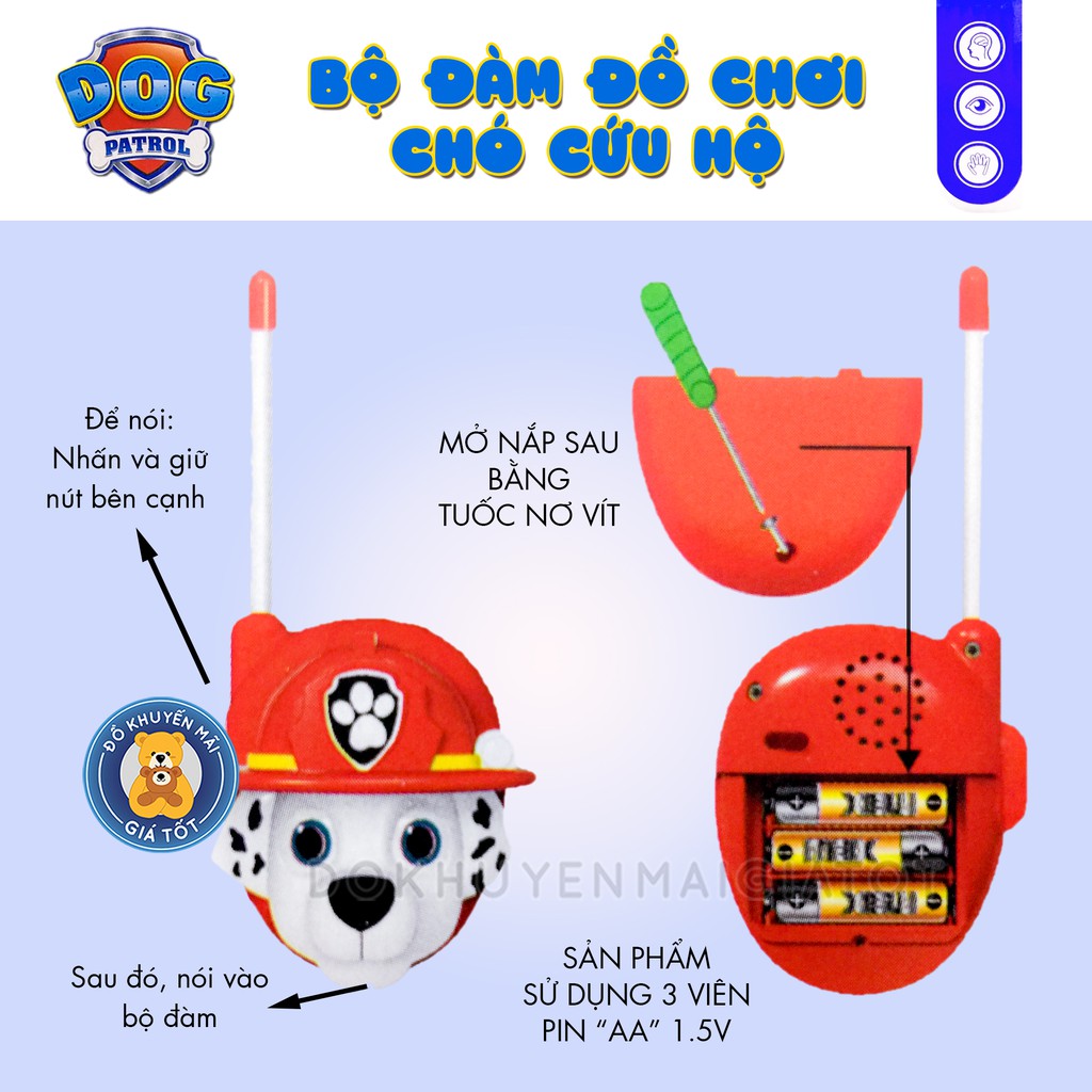 Đồ chơi cho bé trai bộ đàm đồ chơi set 2 cái nhân vật người sắt màu đỏ tặng kèm 4 pin 3A - Đồ khuyến mãi giá tốt