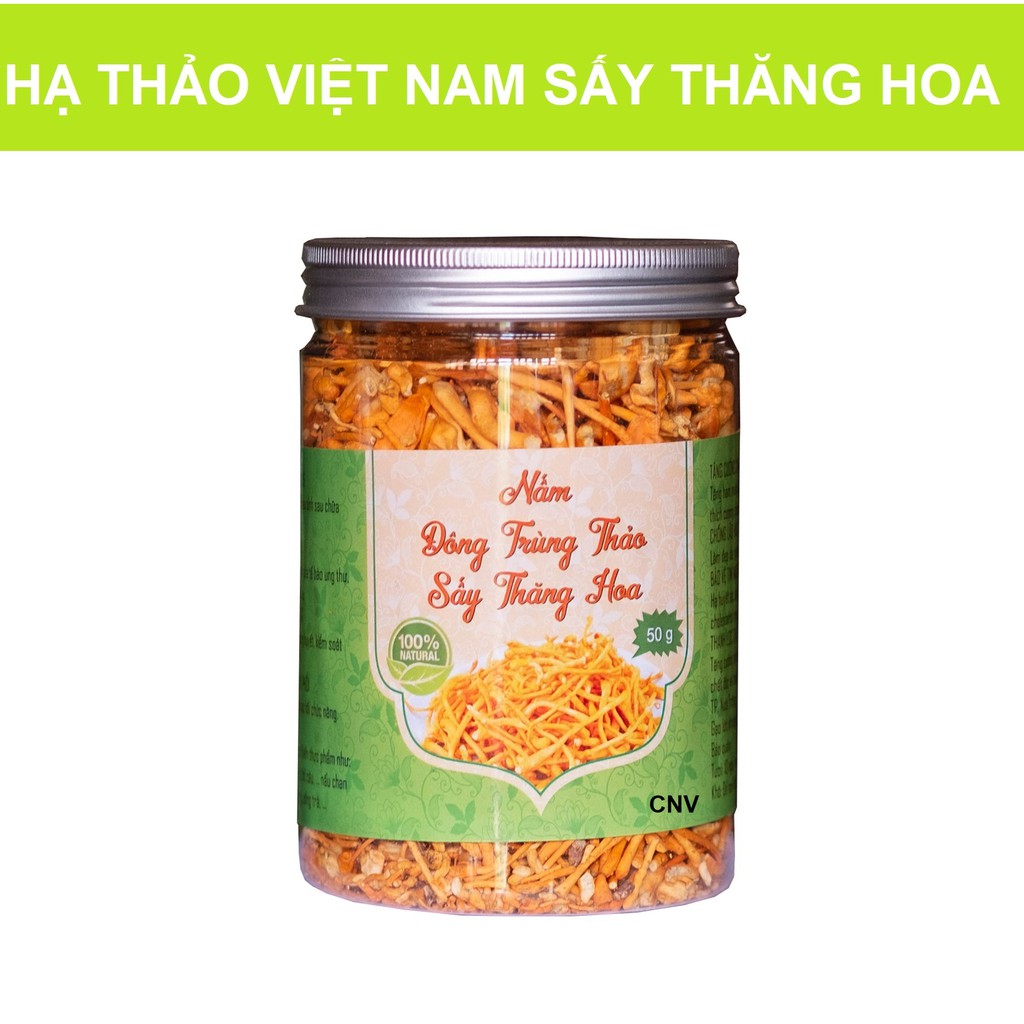 50g Đông Trùng Hạ Thảo khô loại vụn sấy thăng hoa - Cây Nấm Việt