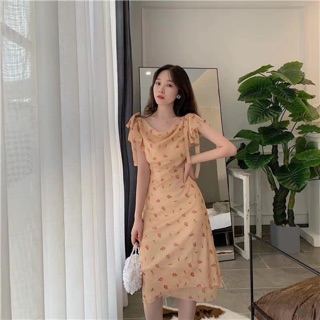 Váy cổ đổ nữ