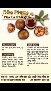 TRÀ LA HÁN QUẢ