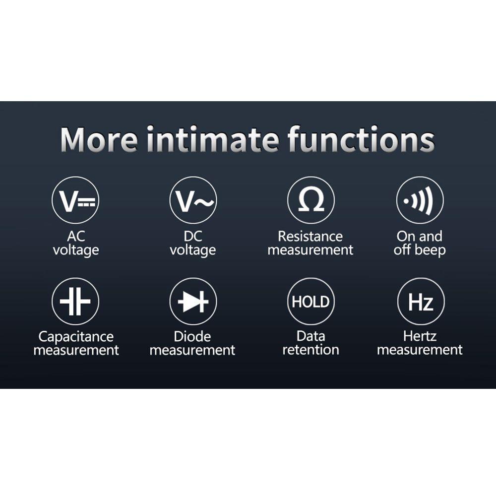 LAKAMIER Đồng Hồ Vạn Năng Kỹ Thuật Số ANENG AN302 Tự Động Chuyên Dụng