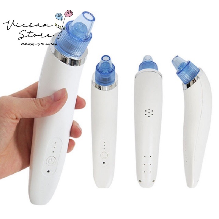 [Có Video Quay Thật] Máy Hút Mụn Đầu Đen ,Mụn Cám Comedo Suction Hàn Quốc Cầm Tay Dạng Sạc Tăng 2mặt nạ collagen 50k | BigBuy360 - bigbuy360.vn
