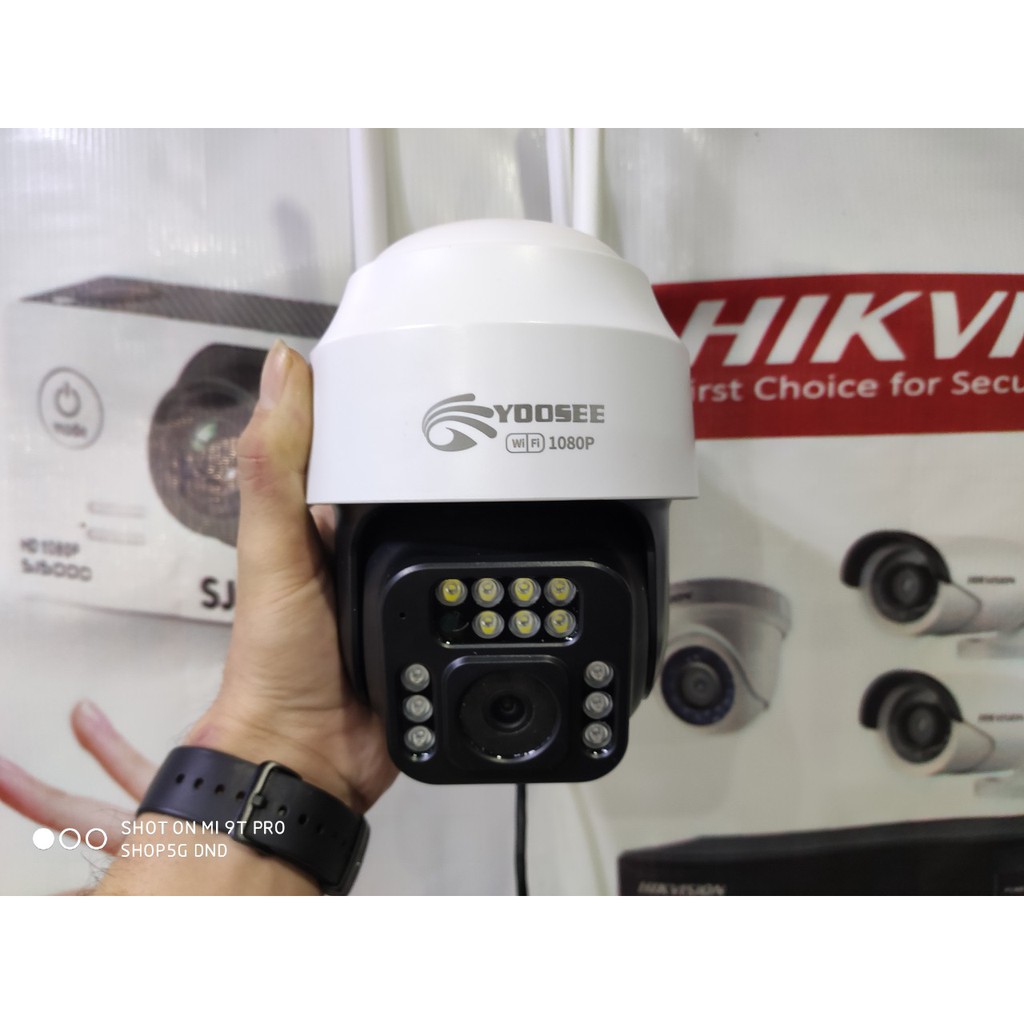 Yoosee camera 3.0Mpx quay đêm có màu - Camera wifi yoosee ngoài trời 4 râu 14 led - 4 anten - 3Mpx | BigBuy360 - bigbuy360.vn